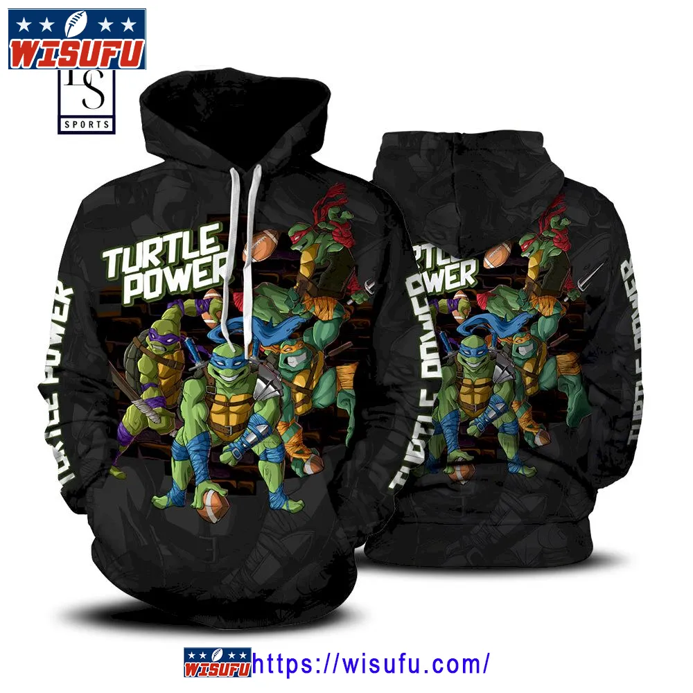 Turtle Power 3d Hoodie