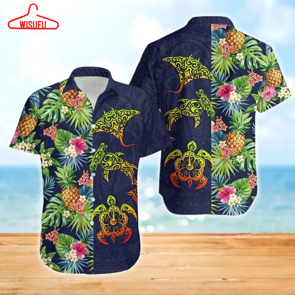 Turtles Hawaiian Shirt - For Men & Women - Adult - Hw8331, New Hawaiian Holiday Outfits, New Fashion Gifts