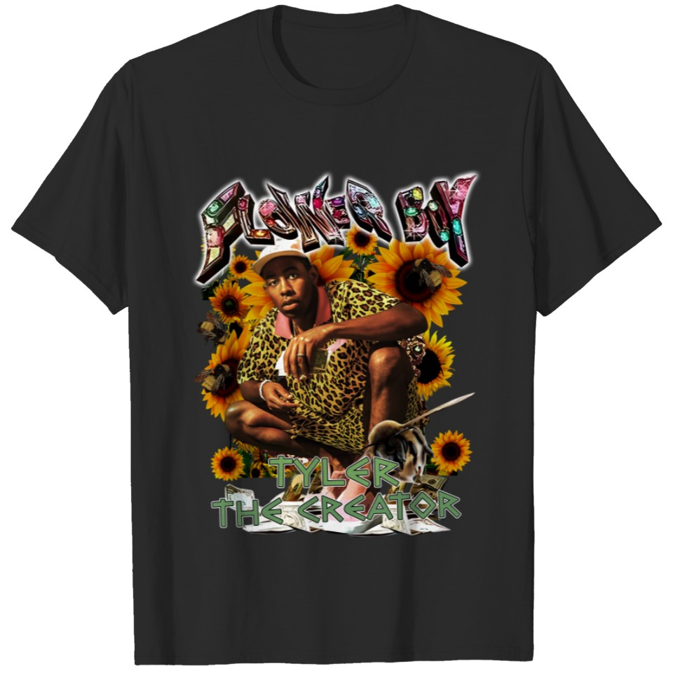 Tyler The Creator Flower Vintage Tee Shirt