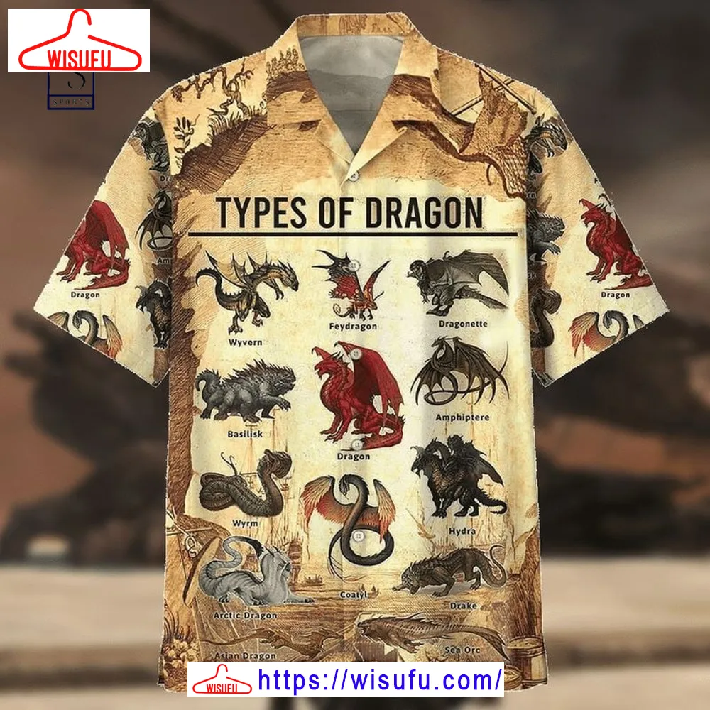 Types Of Dragon Hawaiian Shirt, New Fashion Gifts