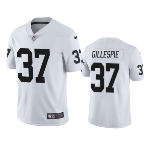 Tyree Gillespie 37 Las Vegas Raiders White Vapor Jersey