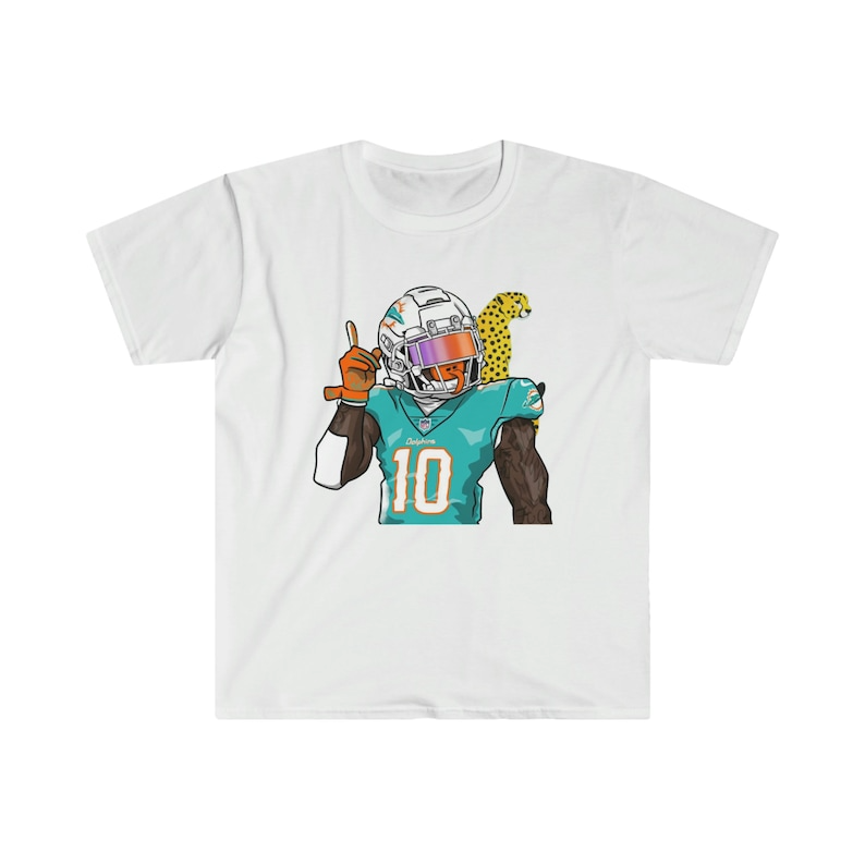 Tyreek Hill + Cheetah Graphic T-Shirt White