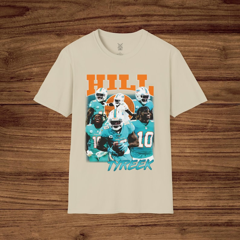 Tyreek Hill Dolphins Vintage 90s T-Shirt