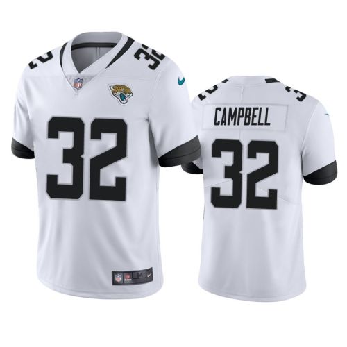 Tyson Campbell 32 Jacksonville Jaguars White Vapor Jersey