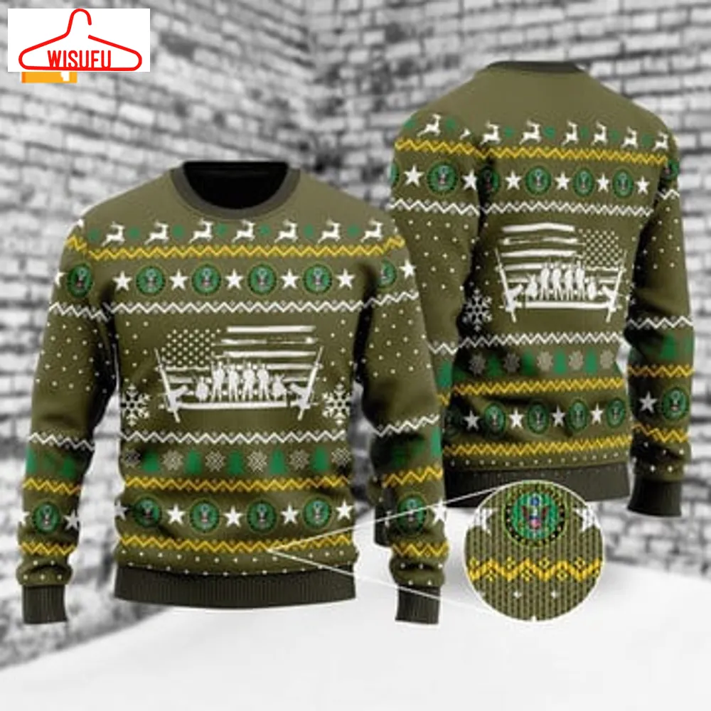 U.s Army Ugly Christmas Sweater