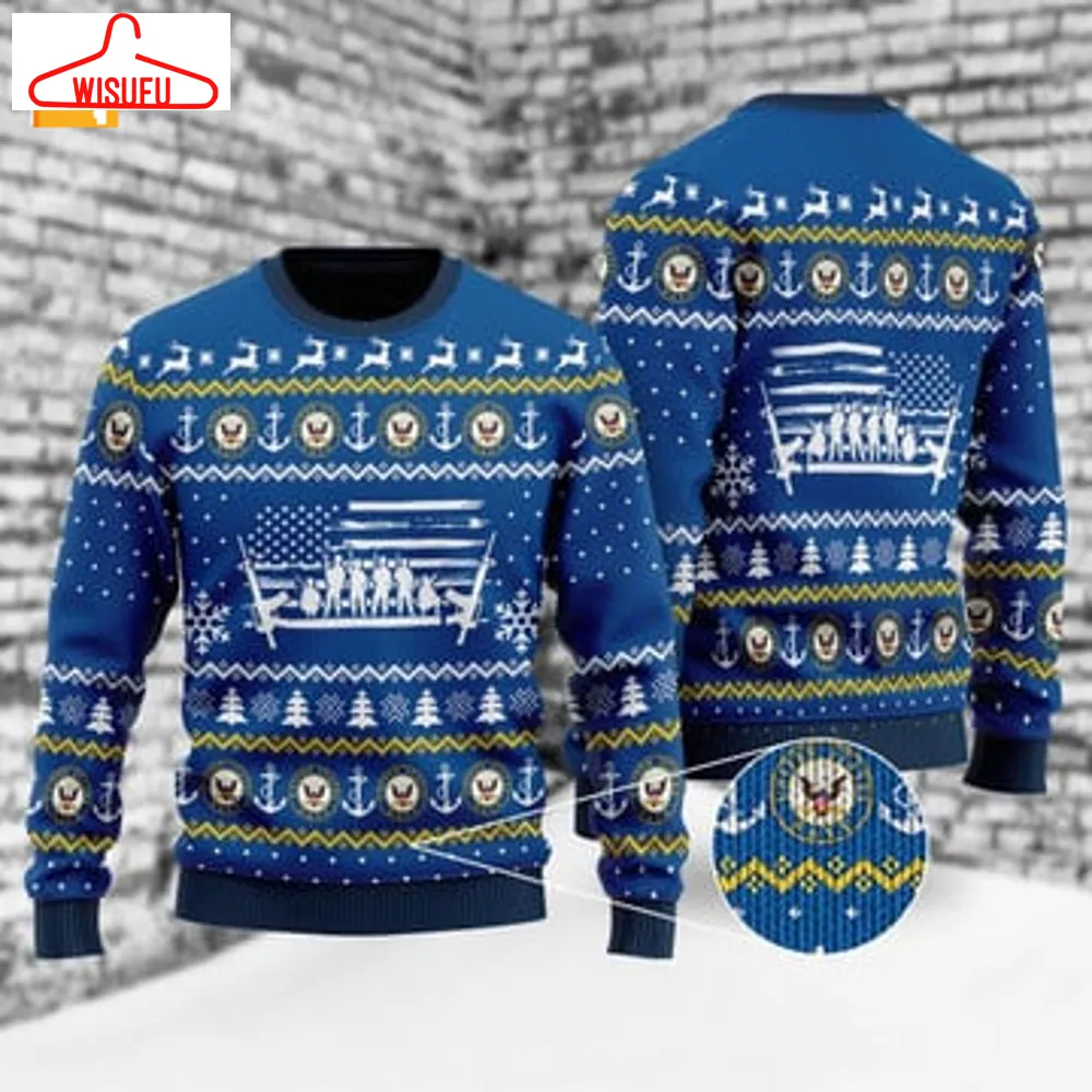 U.s Navy Ugly Christmas Sweater