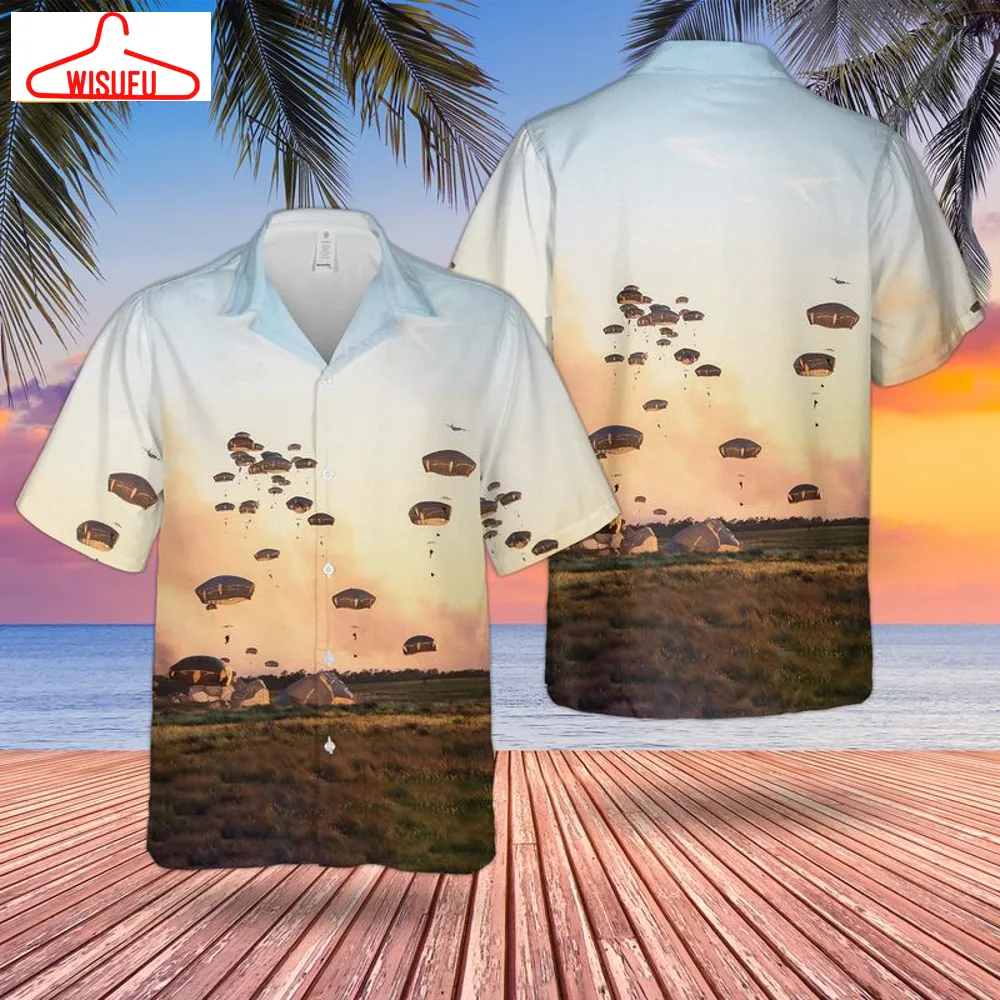 U.s. Army Paratroopers Of 2nd Brigade Combat Team 82nd Airborne Division Hawaiian Shirt, New Fashion Gifts