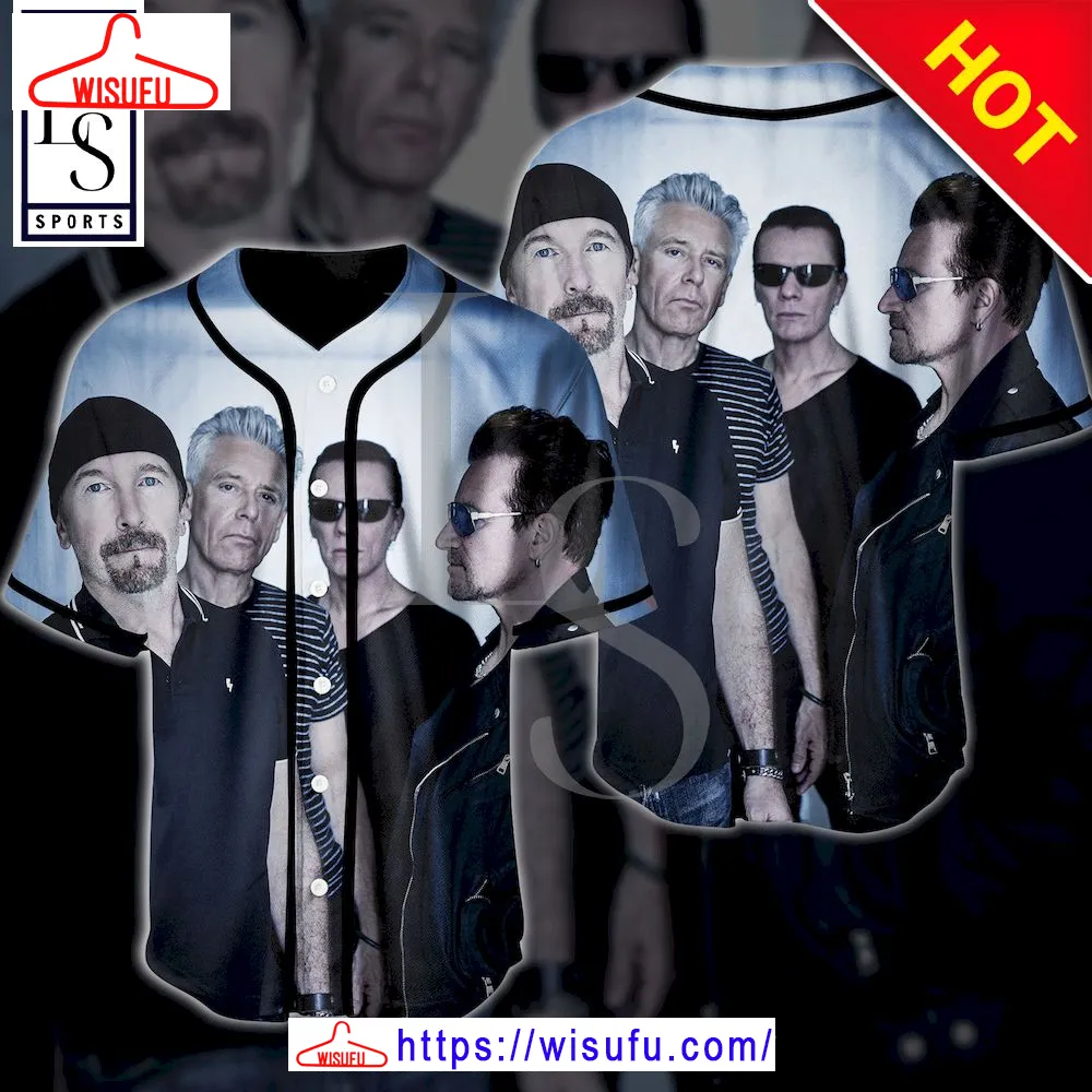 U2 Celebrity Baseball Jersey, New Fashion Gifts