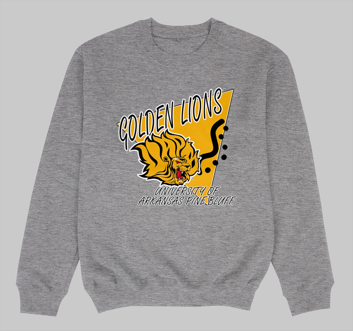 UAPB BEEPER CREWNECK SWEATSHIRT GREY COLOR