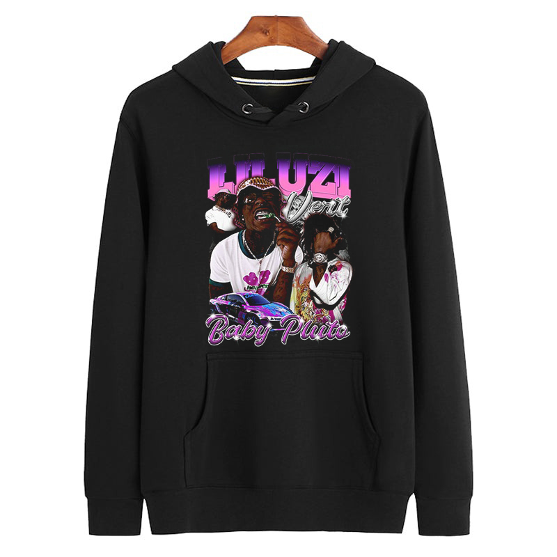 UZI BABY PLUTO Lil Uzi Vert  Vintage  Retro Bootleg Unisex Hoodie 