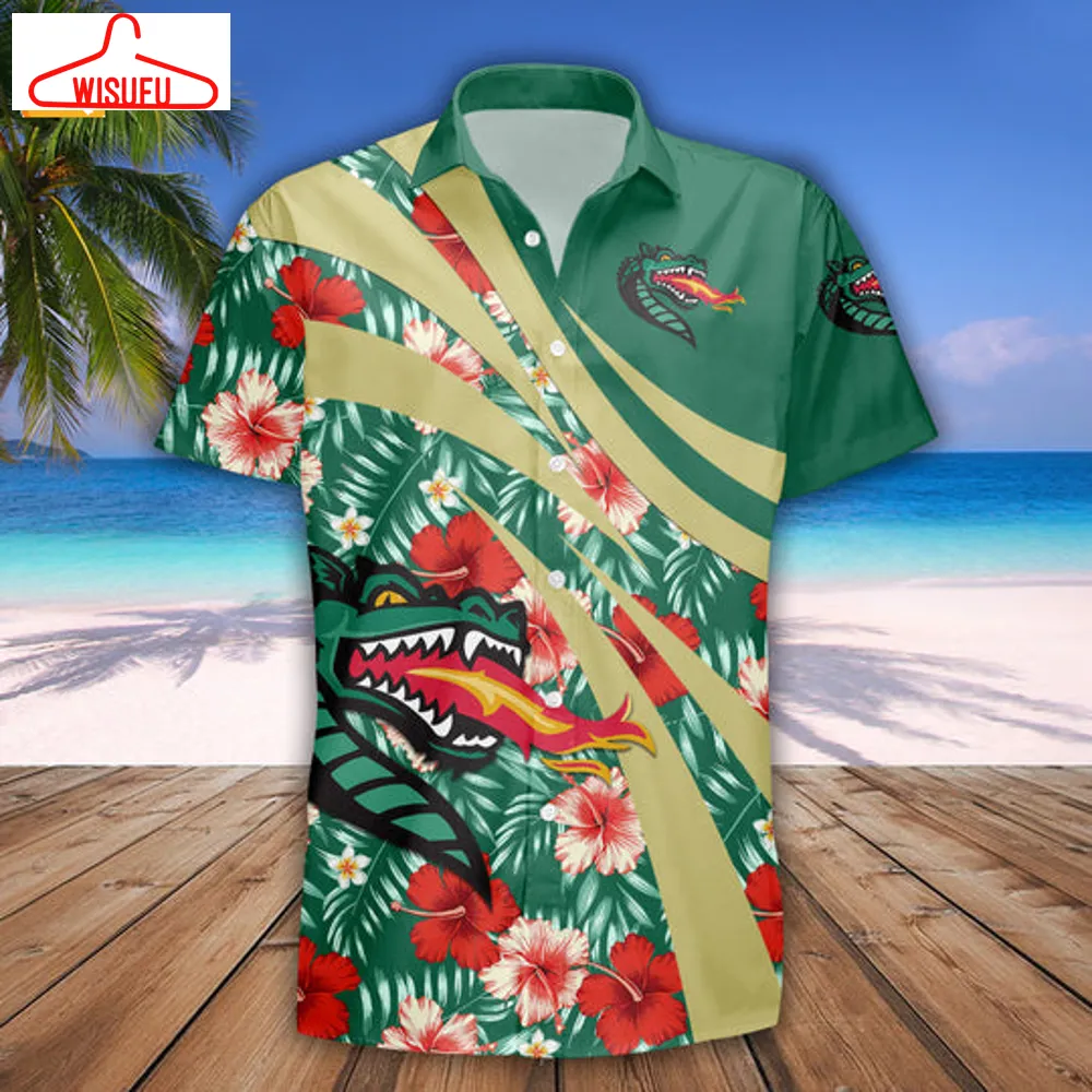 Uab Blazers Hibiscus Sport Hawaiian Shirt, New Fashion Gifts