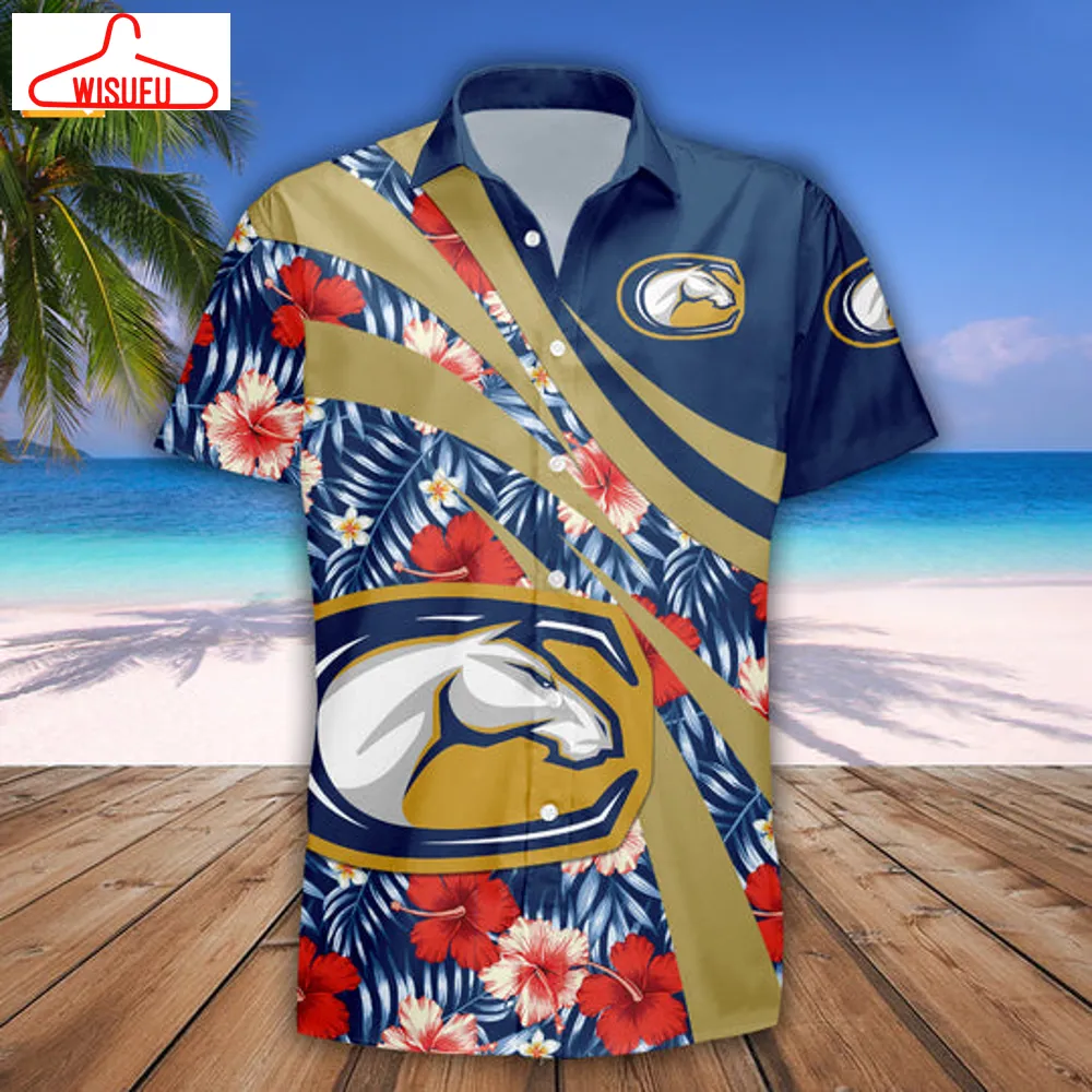 Uc Davis Aggies Hibiscus Sport Hawaiian Shirt, New Fashion Gifts