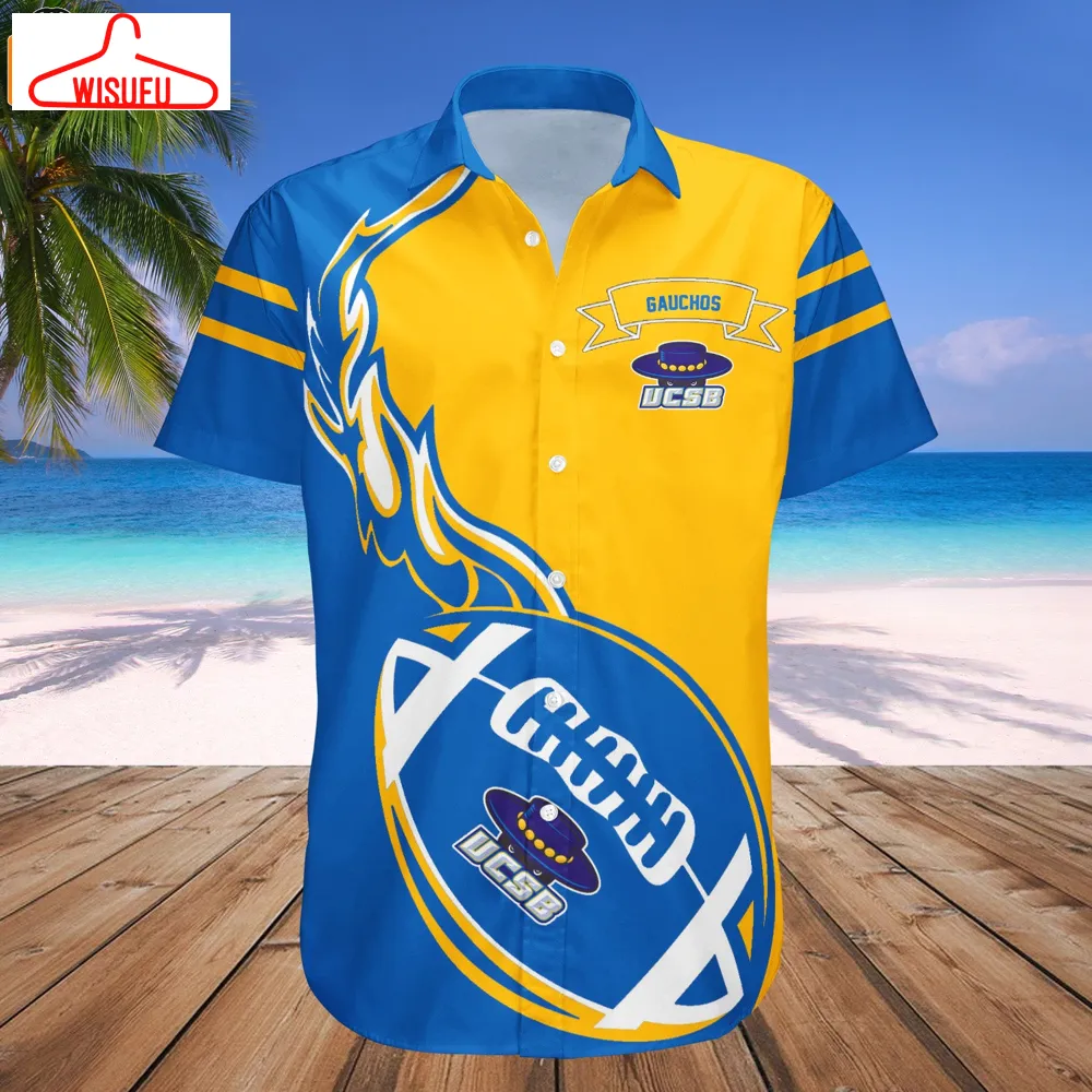 Uc Santa Barbara Gauchos Flame Ball Hawaiian Shirt, New Fashion Gifts