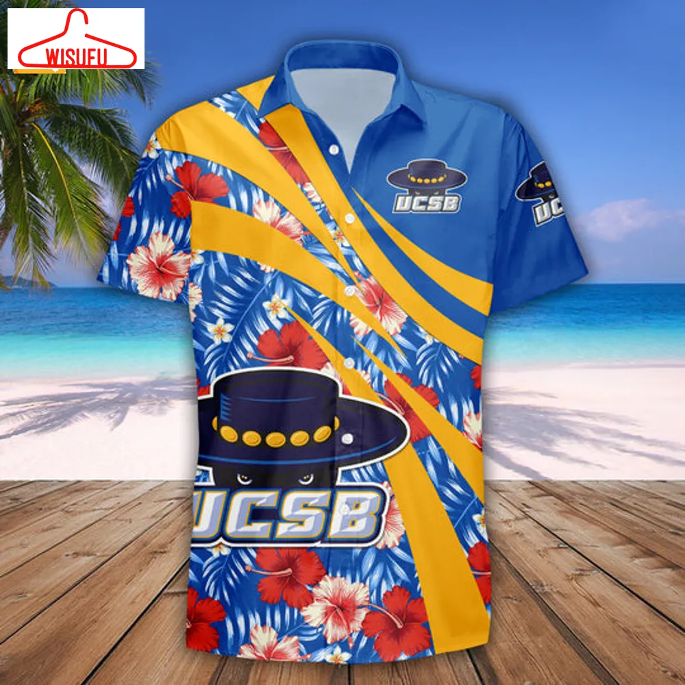 Uc Santa Barbara Gauchos Hibiscus Sport Hawaiian Shirt, New Fashion Gifts