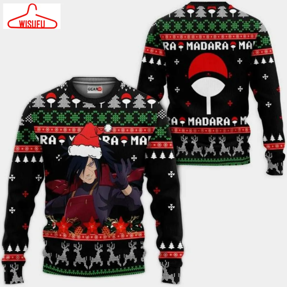 Uchiha Madara Ugly Christmas Naruto Anime Xmas 1k439 Gifts ,naruto Anime Xmas Christmas Gift Fan