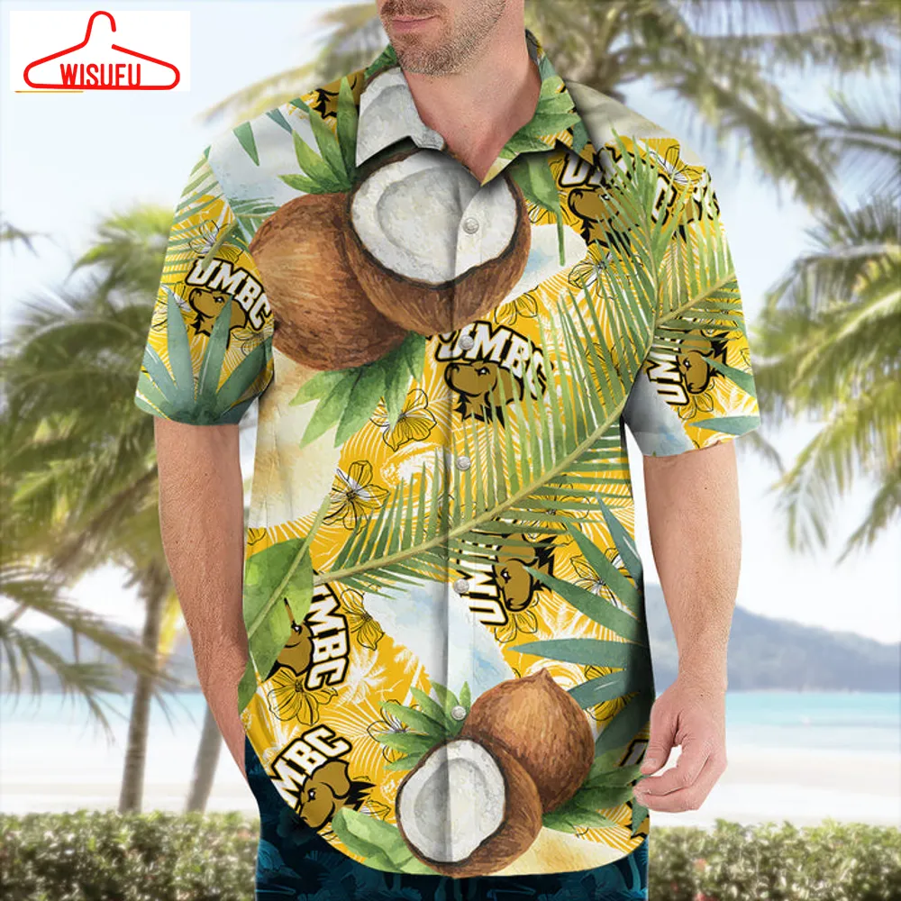 Umbc Retrievers Coconut Tropical Hawaiian Shirt, New Fashion Gifts