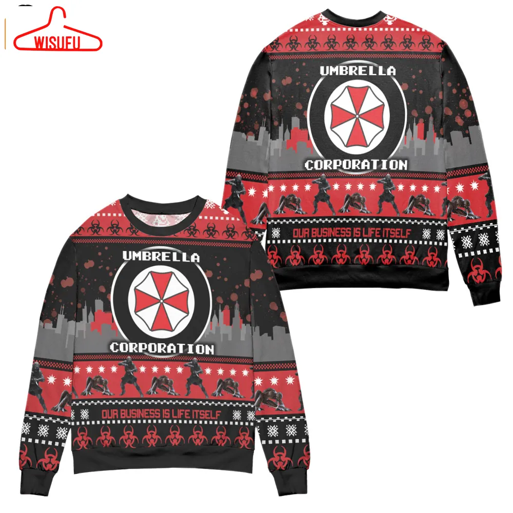 Umbrella Corporation Resident Evil Our Business Is Life Itself Ugly Christmas Sweater