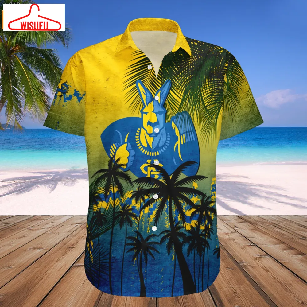 Umkc Kangaroos Coconut Tree Tropical Grunge Hawaiian Shirt, New Fashion Gifts