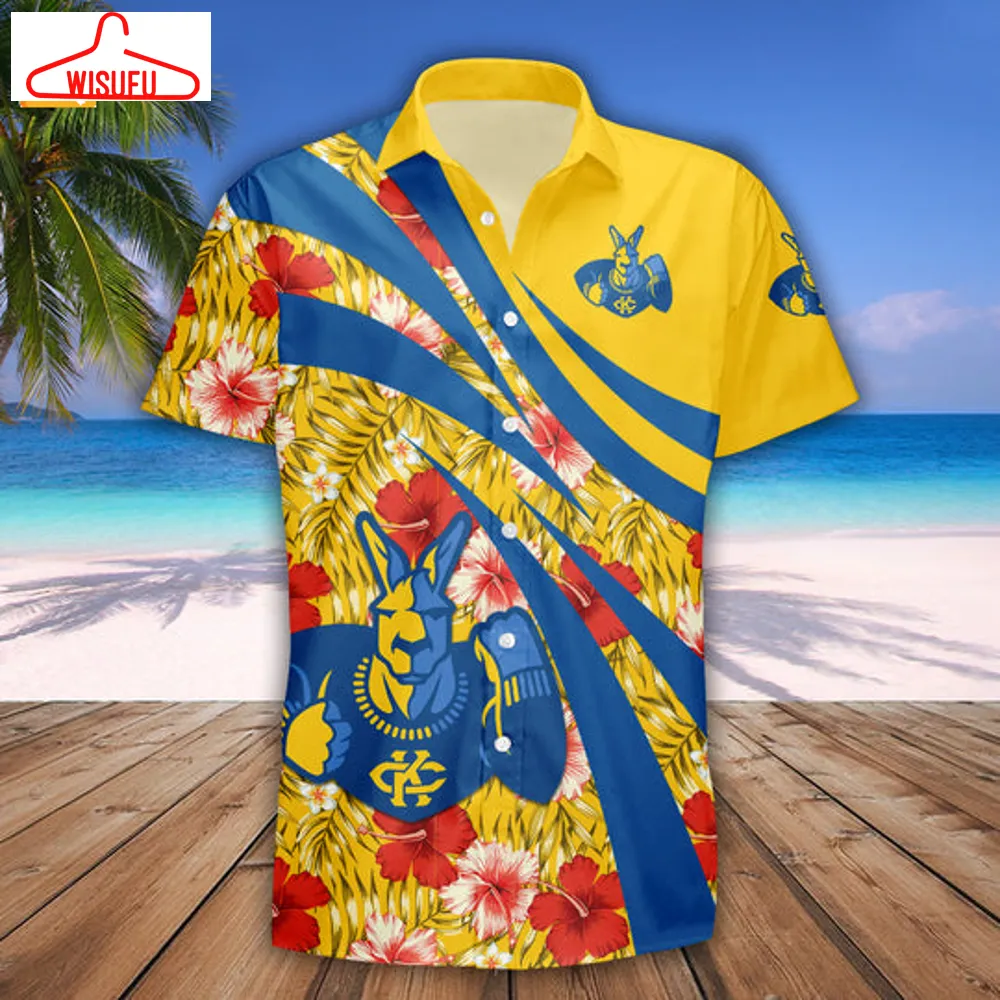 Umkc Kangaroos Hibiscus Sport Hawaiian Shirt, New Fashion Gifts