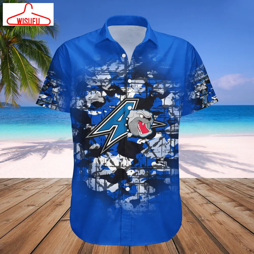 Unc Asheville Bulldogs Camouflage Vintage Hawaiian Shirt, New Fashion Gifts