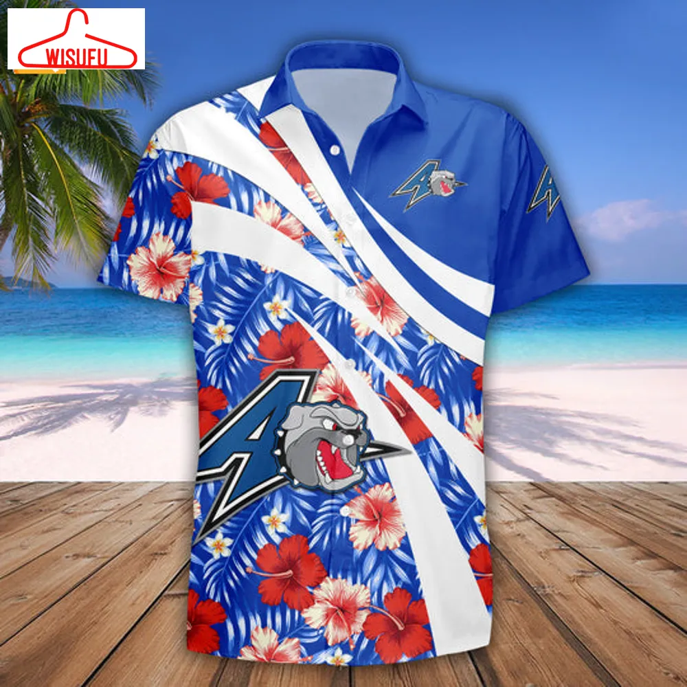 Unc Asheville Bulldogs Hibiscus Sport Hawaiian Shirt, New Fashion Gifts