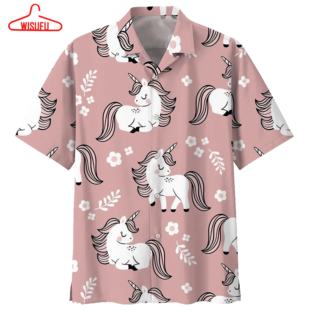 Unicorn Hawaiian Shirt 477112, New Hawaiian Holiday Outfits, New Fashion Gifts