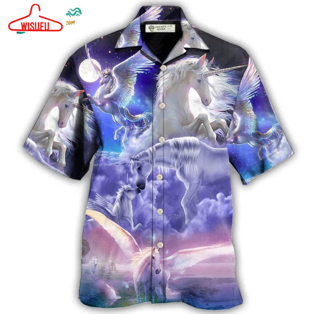 Unicorn Such A Fantasy Unicorn Hawaiian Shirt- Wisufu Aloha