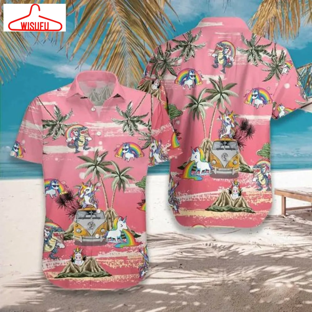 Unicorn Summer Time Aloha Hawaiian Shirt - For Men & Women - New Winter Fashion Shirt Gift For Family, New Fashion Gifts