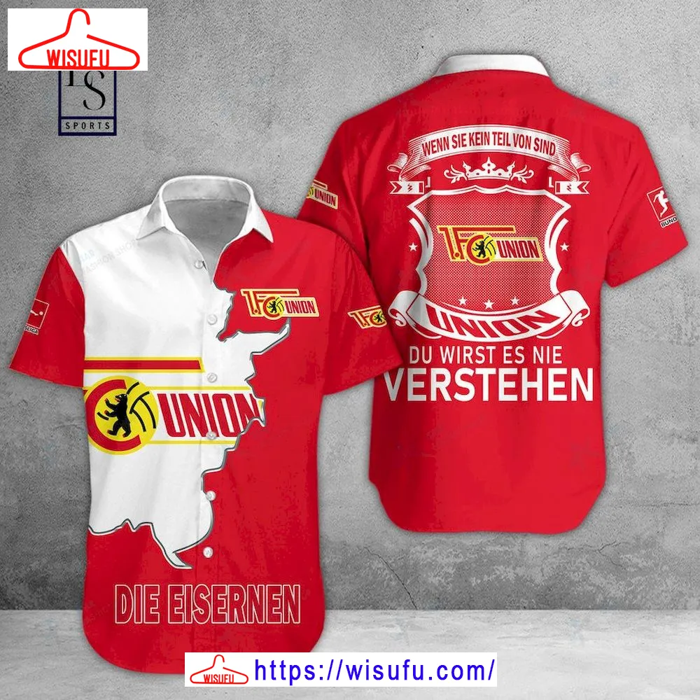 Union Berlin Die Eisernen Hawaiian Shirt, New Fashion Gifts