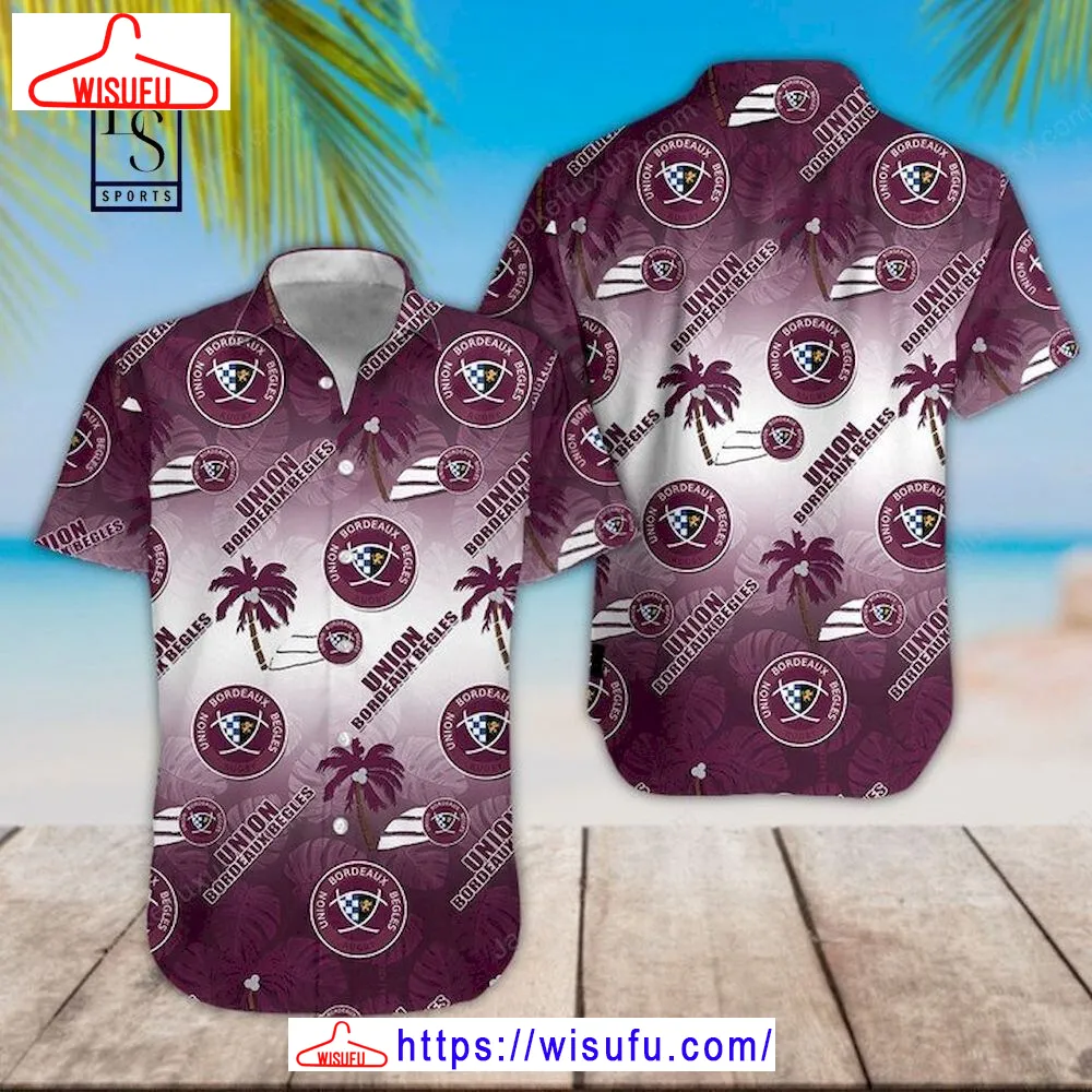 Union Bordeaux Begles 3d Hawaiian Shirt, New Fashion Gifts