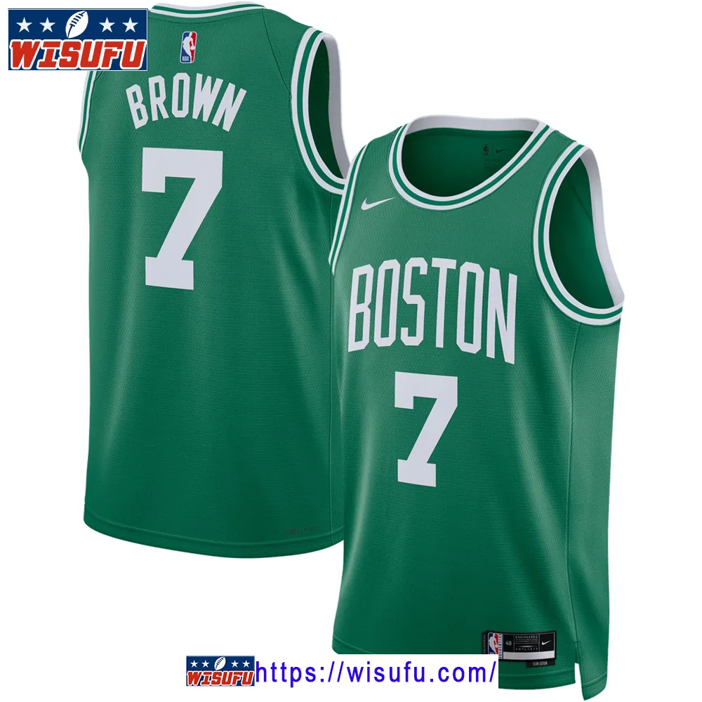 Unis-ex Jaylen Brown Kelly Green Boston Celtics Swingman Jersey