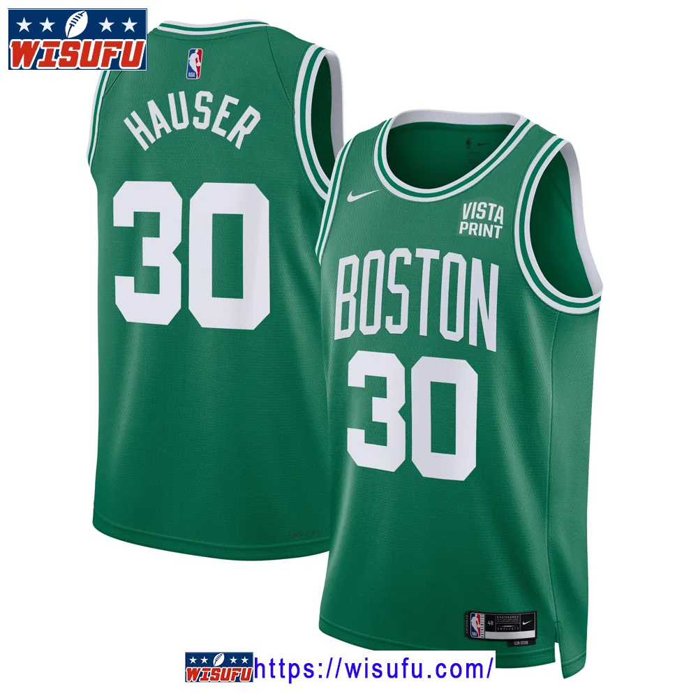 Unisex Sam Hauser Kelly Green Boston Celtics Swingman Badge Player Jersey