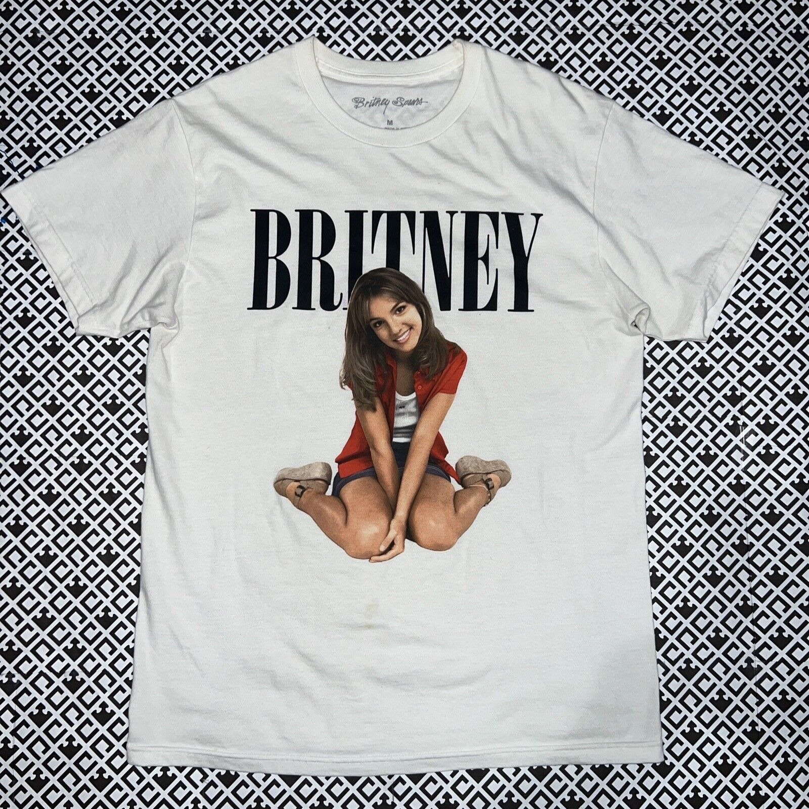 Unisex Official Britney Spears âBaby, One More Time â White Size Medium