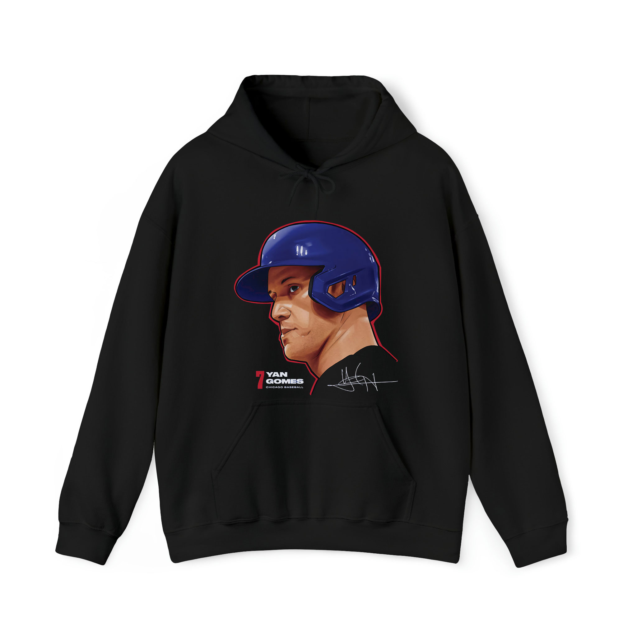 Yan Gomes Chicago C Profile Graphic Unisex Hoodie