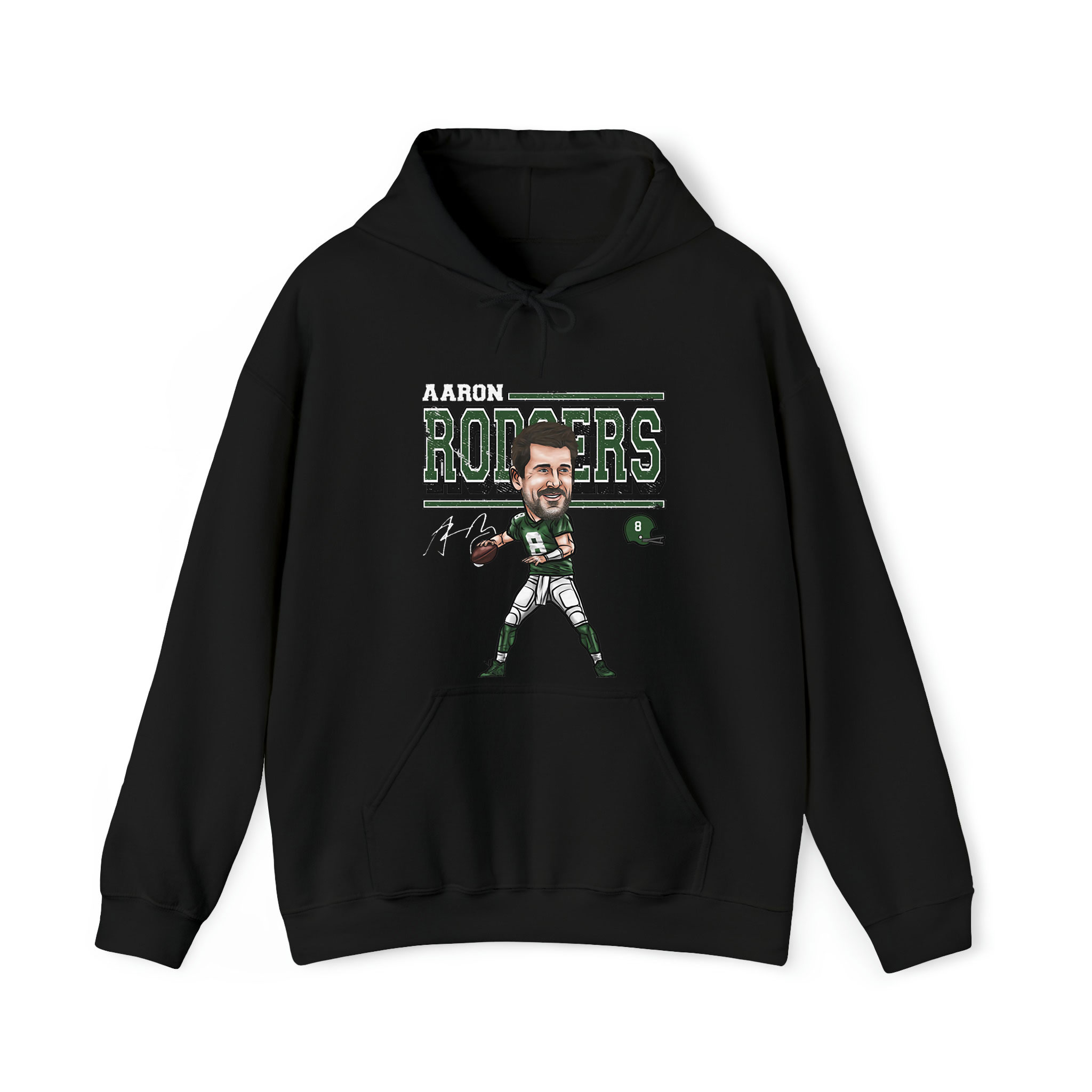 Aaron Rodgers New York J Cartoon Graphic Unisex Hoodie