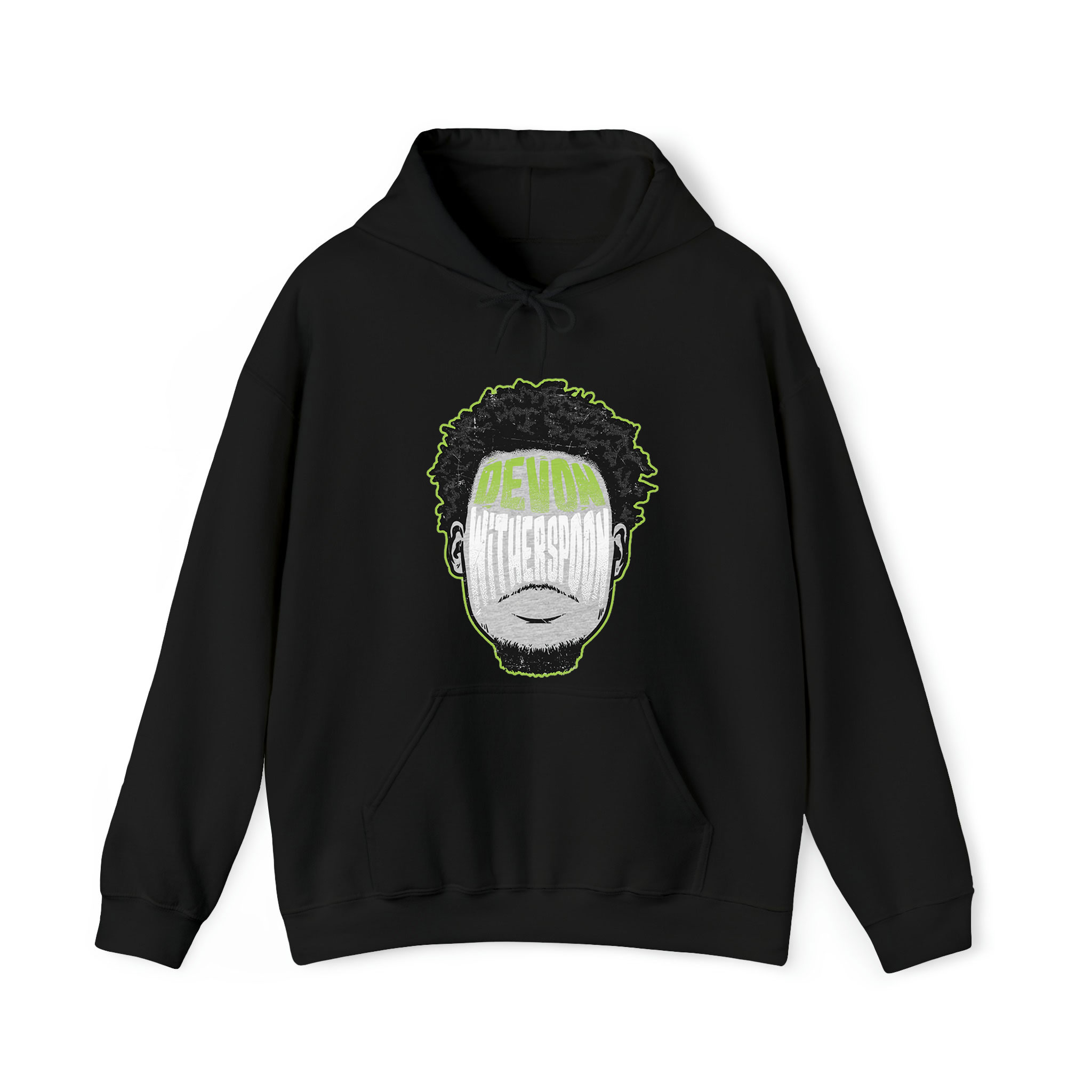 Devon Witherspoon Seattle Player Silhouette Graphic Unisex Hoodie