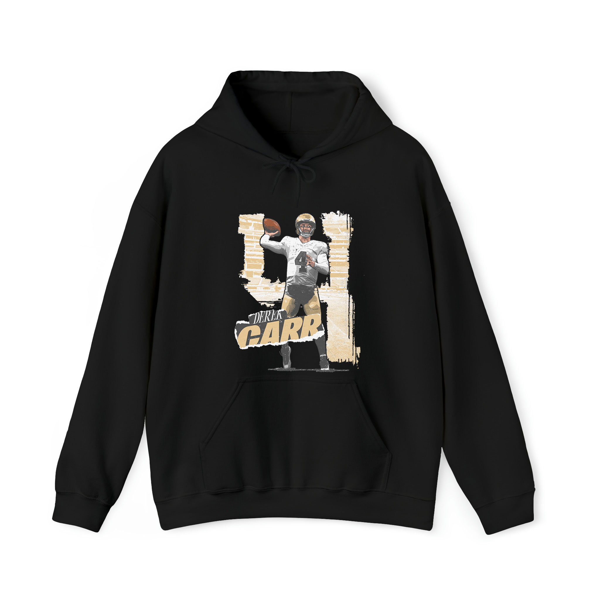 Derek Carr New Orleans Rough Graphic Unisex Hoodie