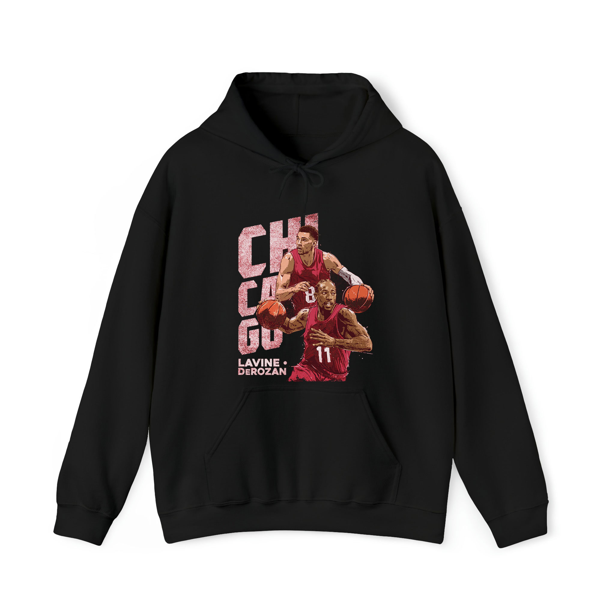 DeMar DeRozan  Zach LaVine Chicago Duo Graphic Unisex Hoodie