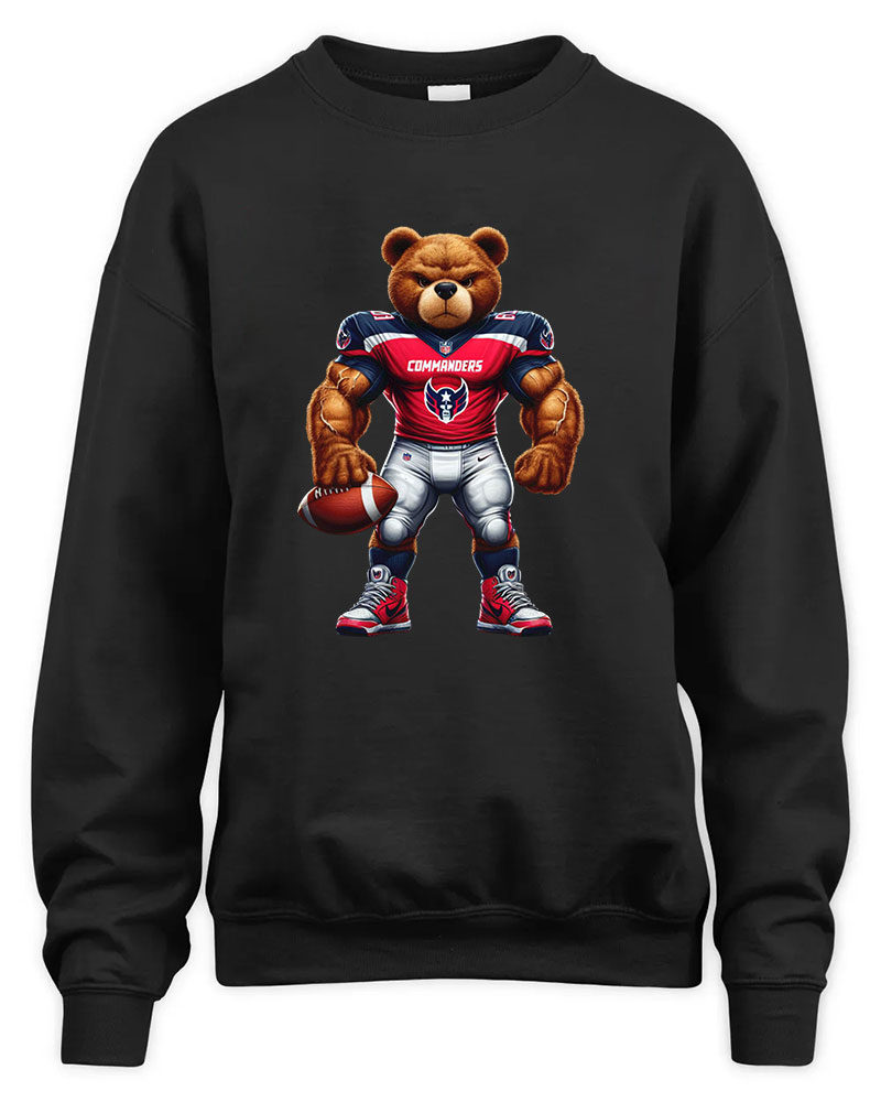 Washington Commanders Mascost bear Graphic Tee Unisex Sweatshirt