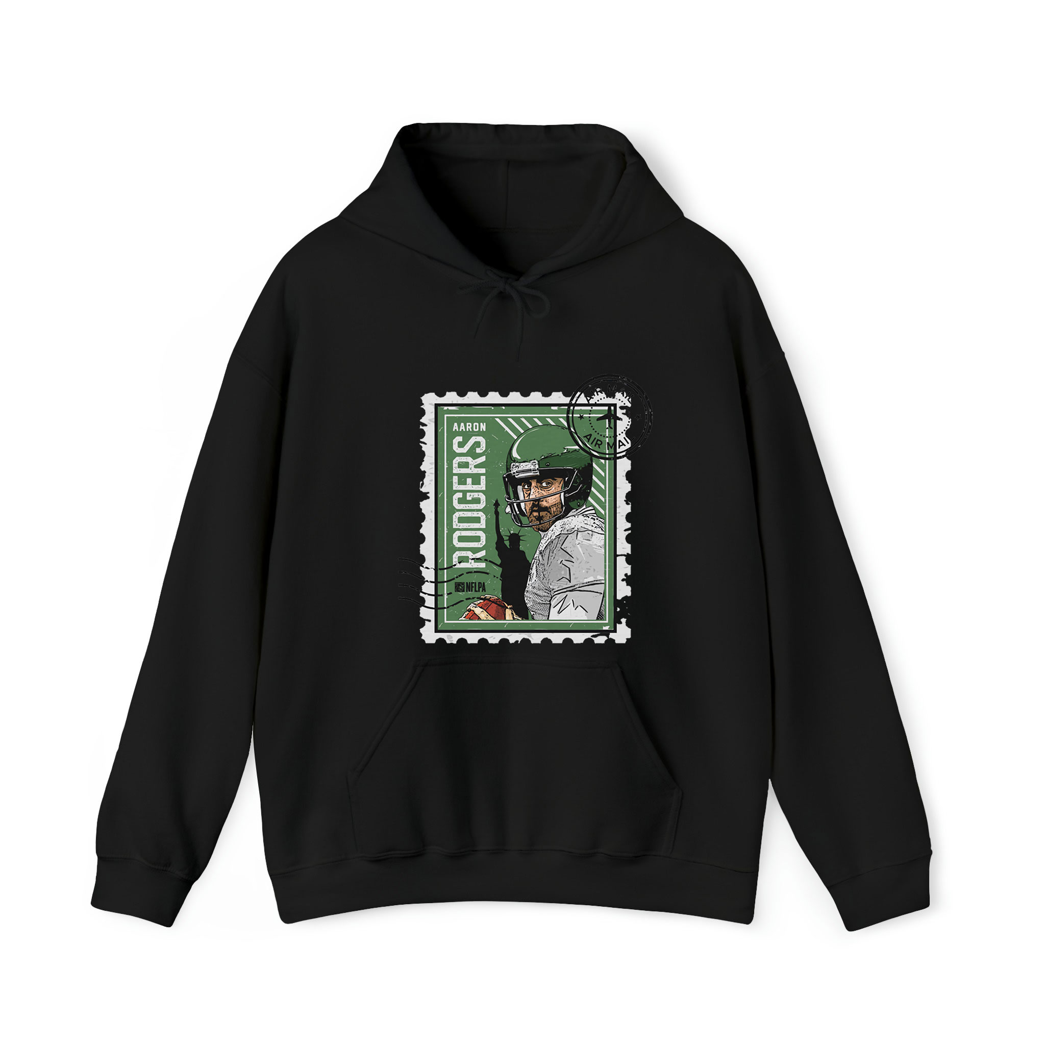 Aaron Rodgers New York J Stamp Graphic Unisex Hoodie