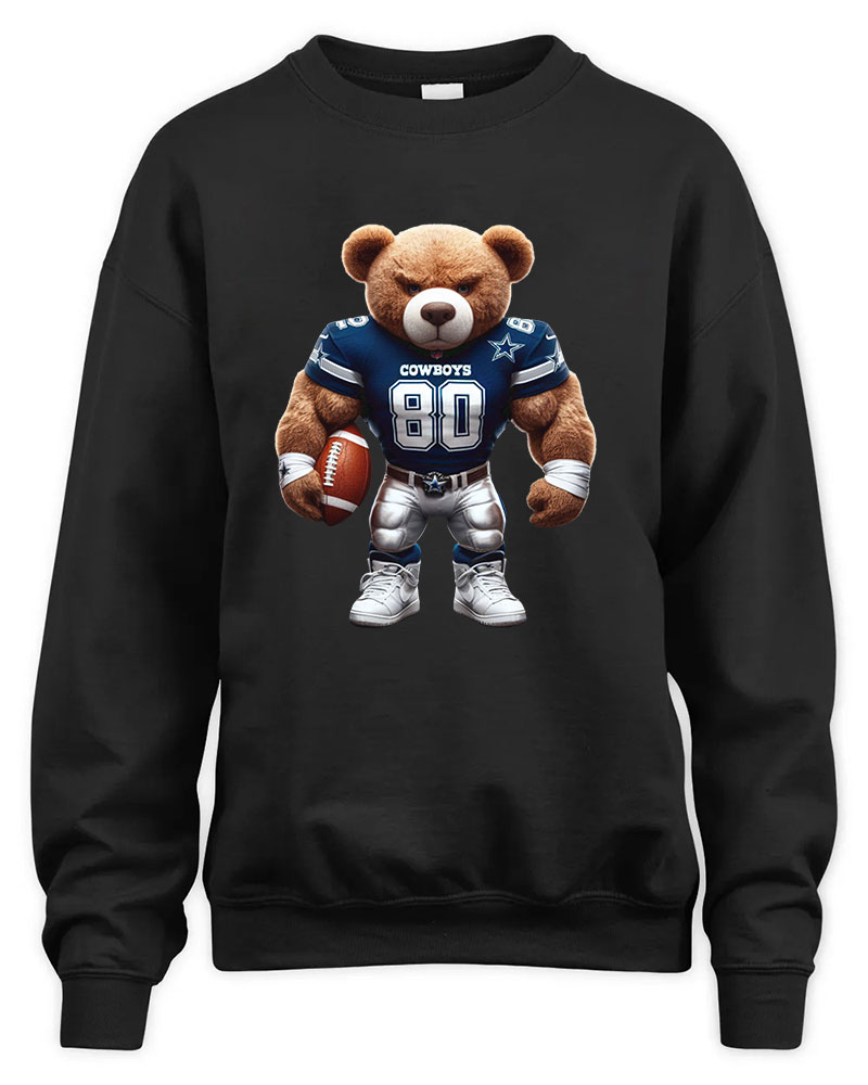 Dallas Cowboys Mascost bear Graphic Tee Unisex Sweatshirt