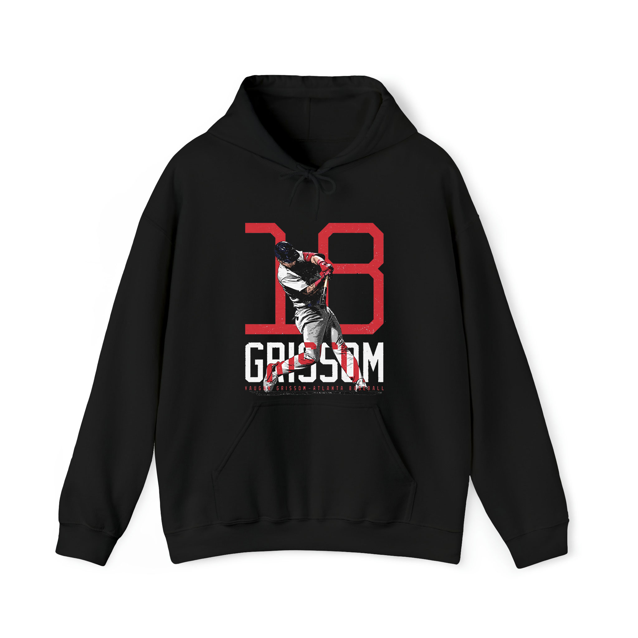 Vaughn Grissom Atlanta Bold Number Graphic Unisex Hoodie