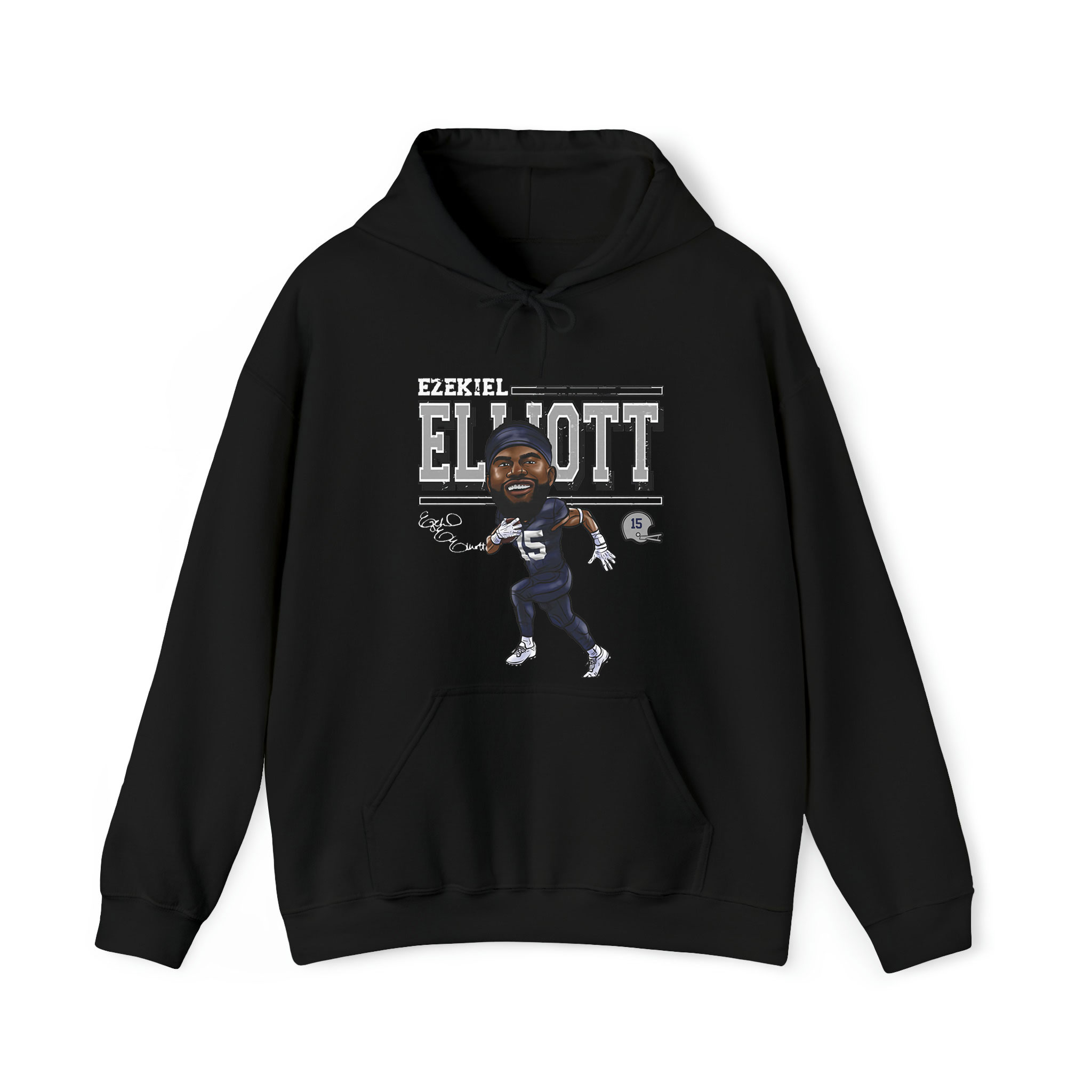 Ezekiel Elliott New England Cartoon Graphic Unisex Hoodie