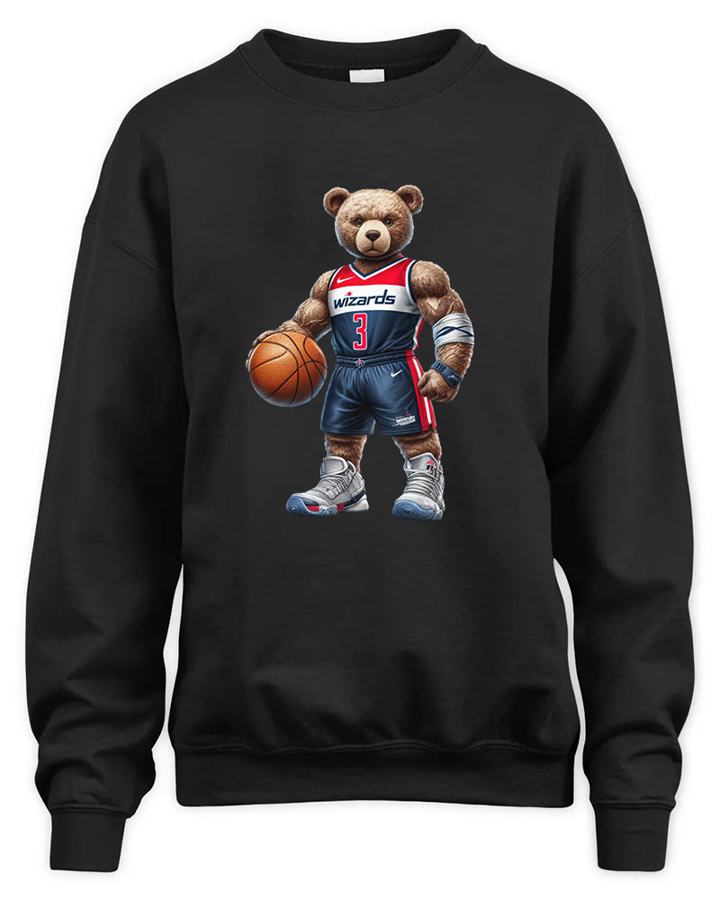 Washington Wizards Mascost bear Graphic Tee Unisex Sweatshirt