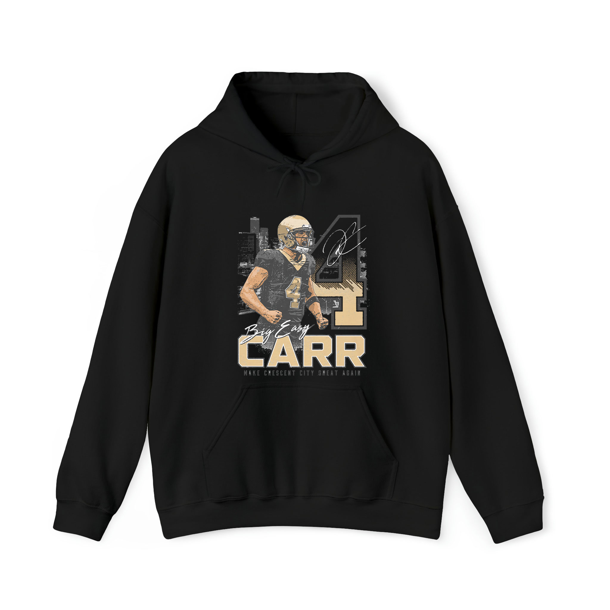 Derek Carr New Orleans Big Easy Graphic Unisex Hoodie