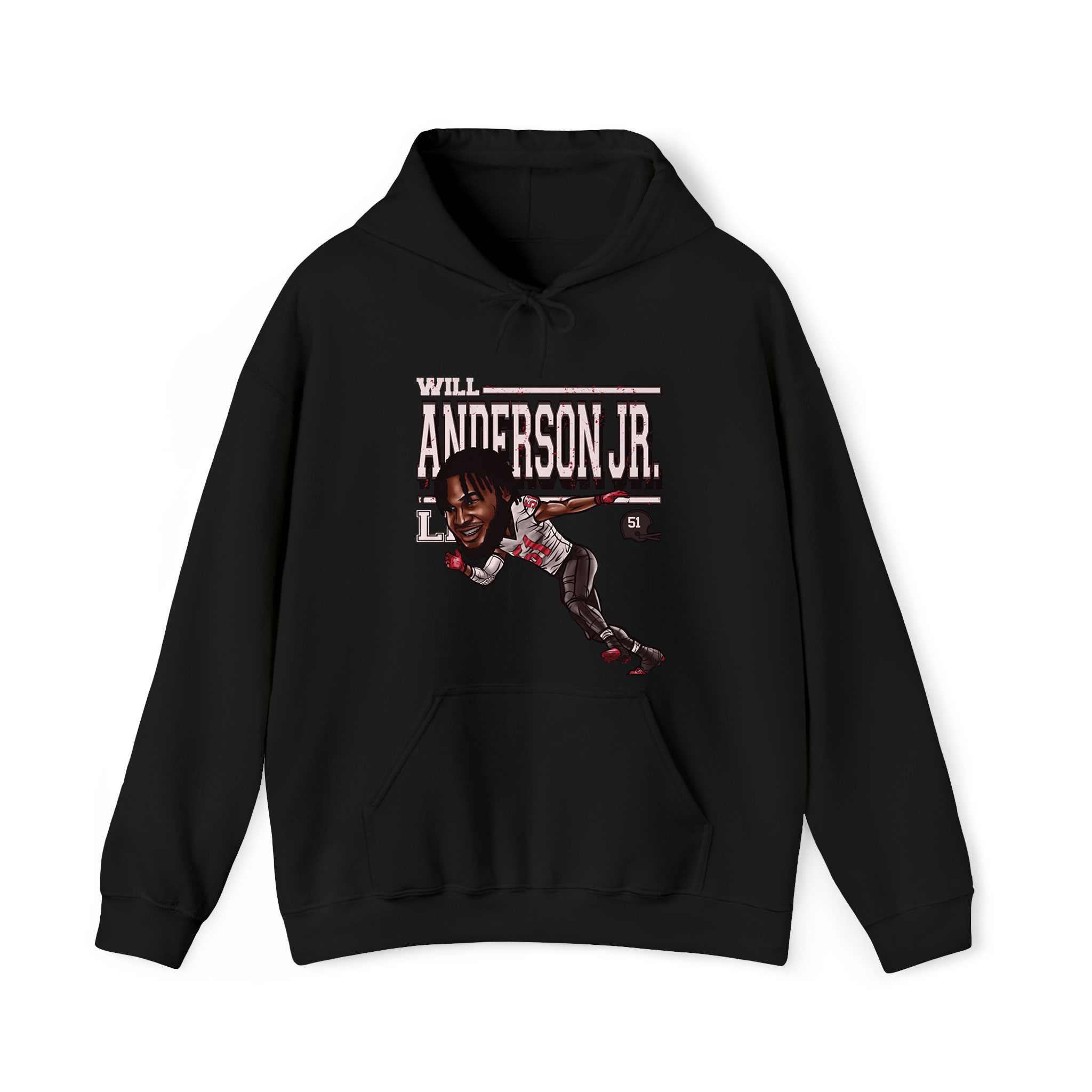 Will Anderson Jr Houston Cartoon Graphic Unisex Hoodie