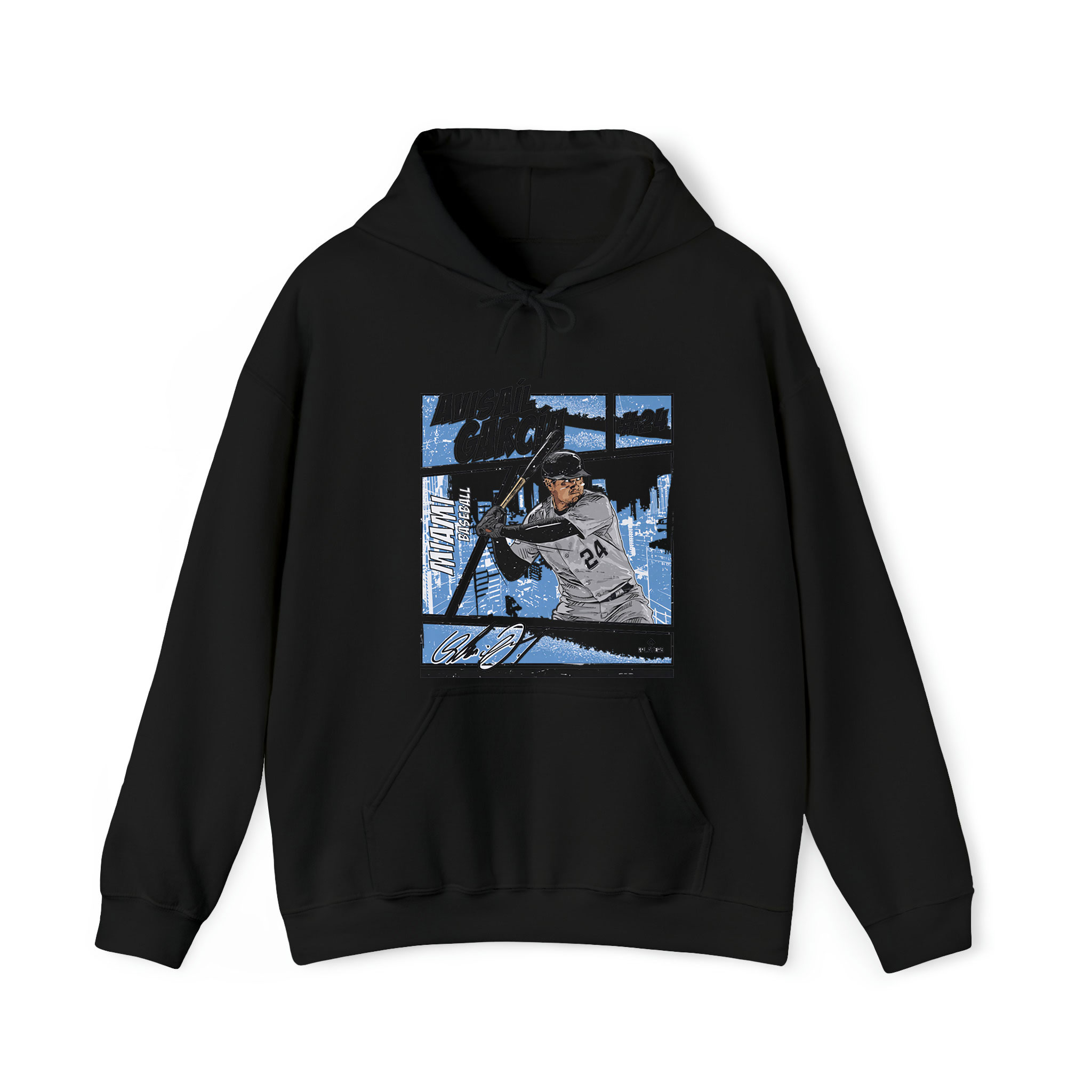 Avisail Garcia Miami Comic Graphic Unisex Hoodie