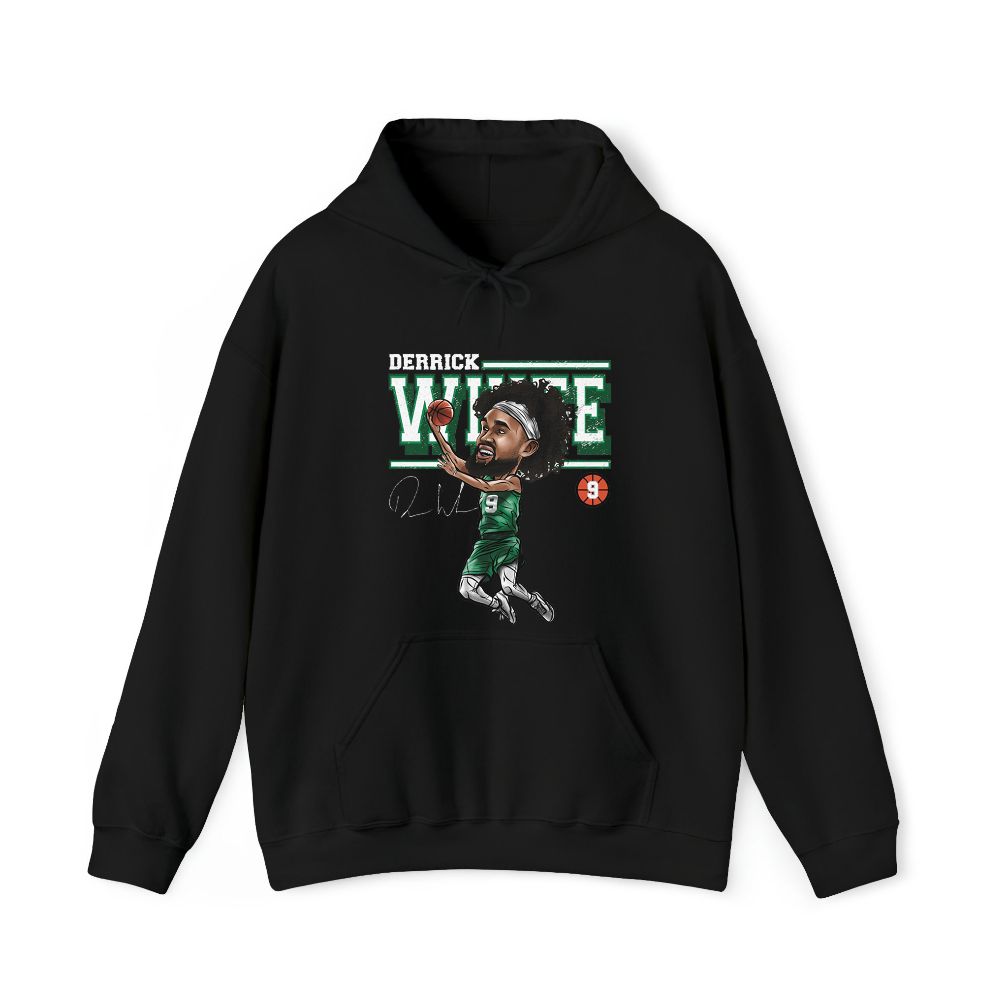 Derrick White Boston Cartoon Graphic Unisex Hoodie