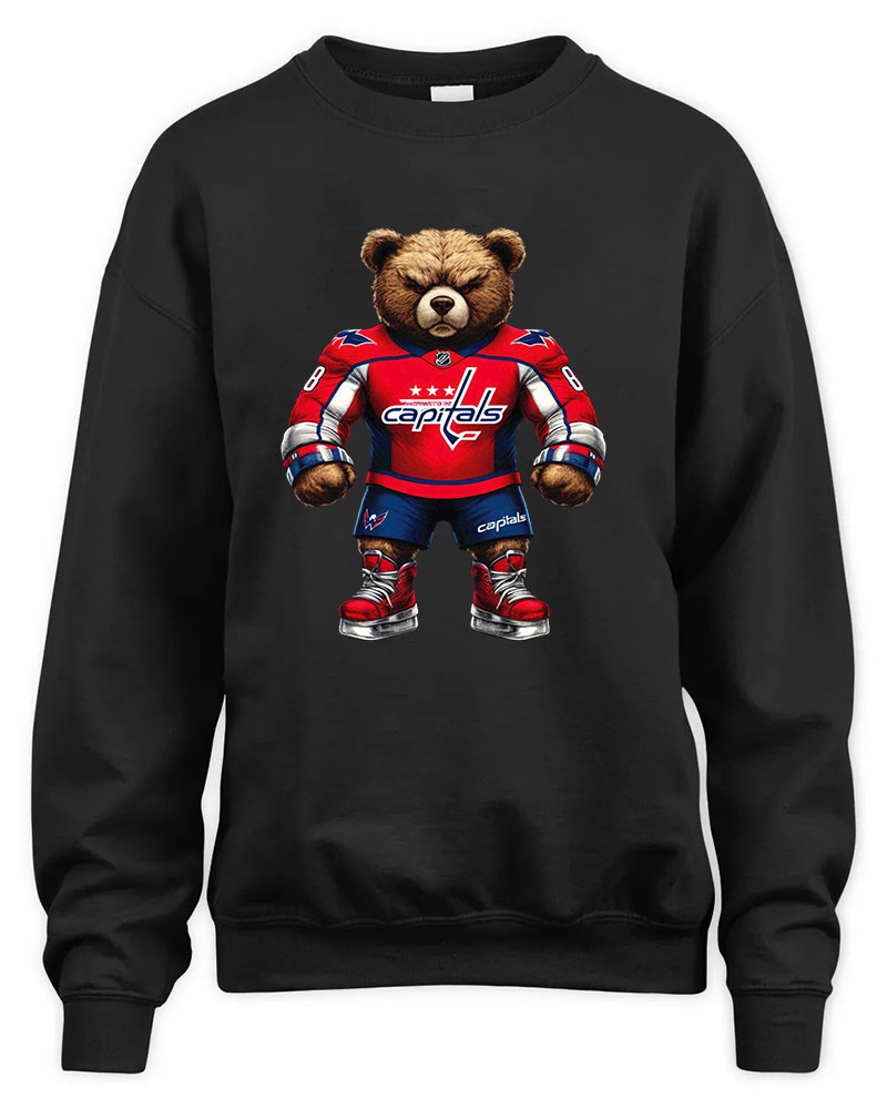 Washington Capitals Mascost bear Graphic Tee Unisex Sweatshirt