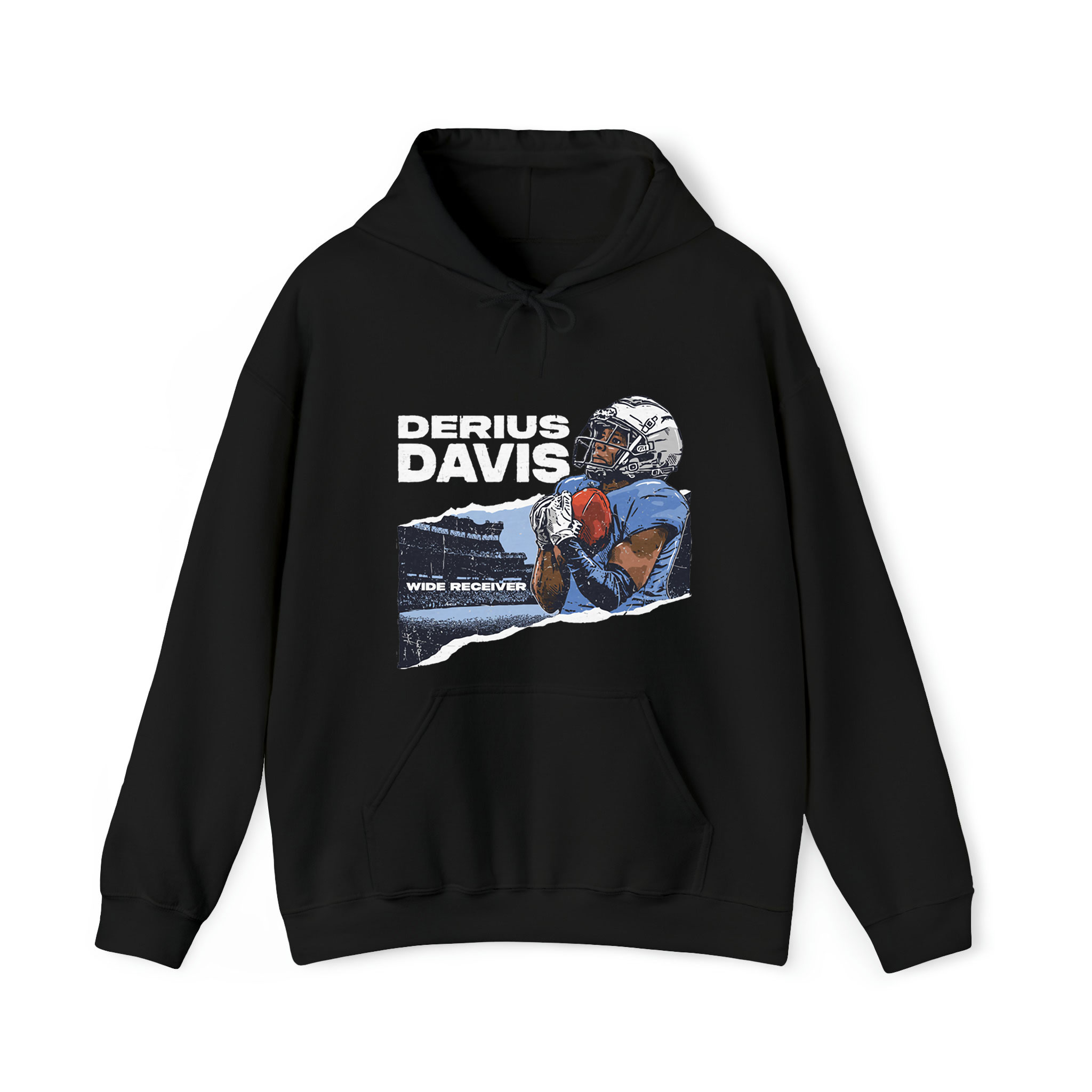 Derius Davis Los Angeles C Torn Graphic Unisex Hoodie